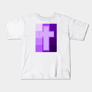 Purple Cross Kids T-Shirt